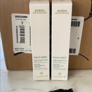 12 Aveda hand relief night renewal serum